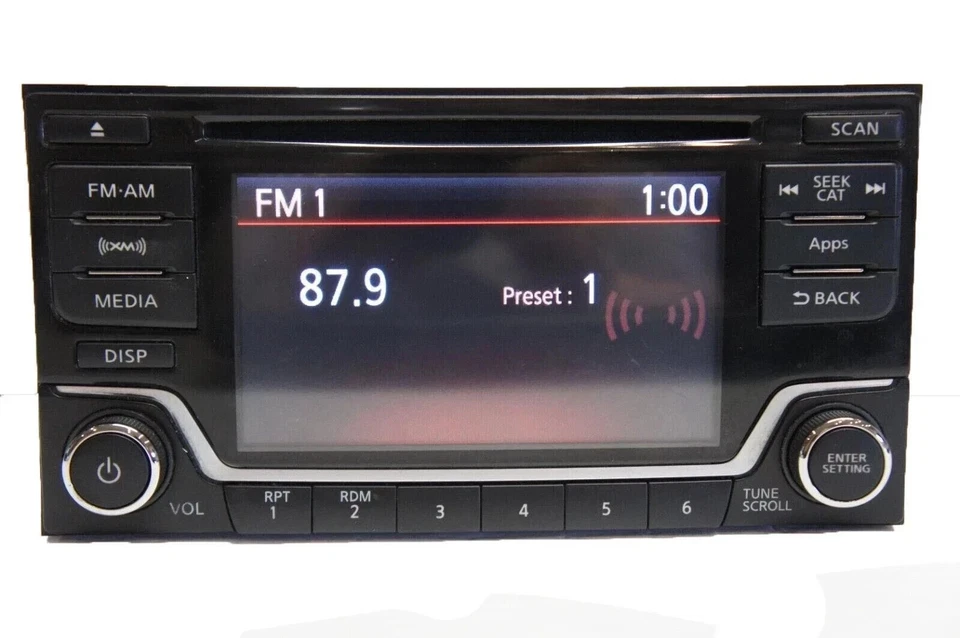 2014 - 2017 Nissan Frontier Sentra OEM MP3 Bluetooth SAT RDS Radio Foto 1 de 4