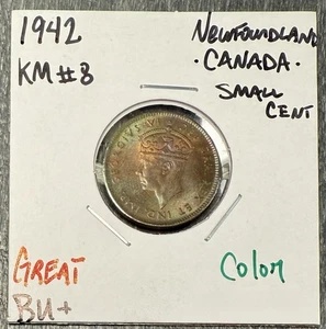 1942 Newfoundland (Canada) One Cent 1 - Picture 1 of 3