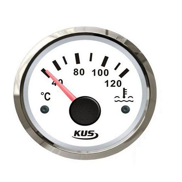 KUS Temperaturanzeige Wasser Edelstahl weiß - Bild 1 von 1