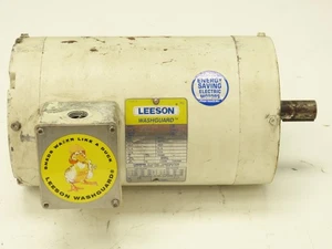 Leeson C145T17VC1E Washguard AC Motor 1.5Hp 1740 RPM 230/460V 3PH J145TC - Picture 1 of 7