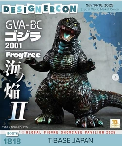 T-Base Japan GODZILLA 2025 DesignerCon GVA-BC (2001) Flame Of The Sea FROG TREE - Picture 1 of 13
