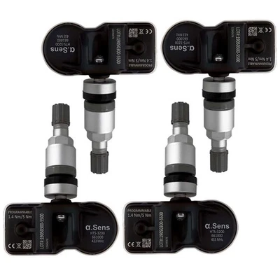 4 TPMS Sensors silber for Mercedes-Benz A AMG GT B C CLA CLC CLK CLS E EQC EQV G - Image 1 of 4