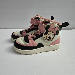 Disney H&M Minnie Mouse hohe Sneaker Größe 10 – Kleinkind, rosa, verspielt - Bild 1 von 8