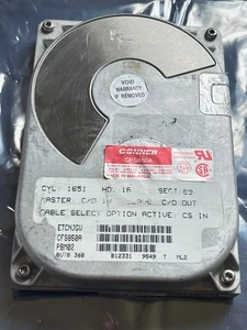 CONNER CFS850A IDE HARD DRIVE 850MB PBM02 ETCNJGV            FD2B3 - Picture 1 of 3