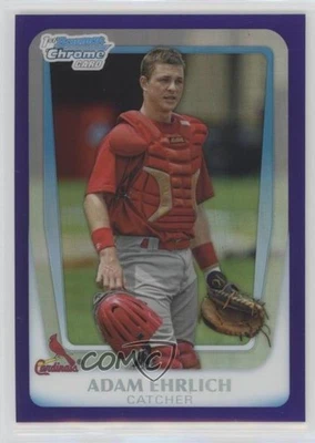 2011 Bowman Draft Chrome Prospects Retail Purple Refractor Adam Ehrlich #BDPP66 - Image 1 of 2