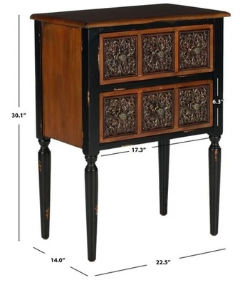 Safavieh KENNETH CHAIRSIDE CHEST, Reduced Price 2172771383 AMH4052A - Image 1 of 4