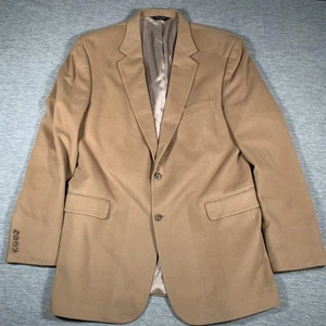 Jos A Bank Blazer Herren 46 XL lang camel hellbraun 100% Kaschmir Sport Mantel Jacke - Bild 1 von 18