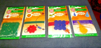 4) Clover Asian Knot Templates (Tear Drop-Ball-Flower-Button) Easy Instruction. - Image 1 of 4