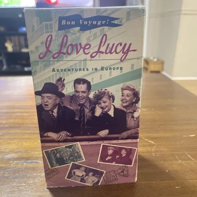 I Love Lucy Adventures in Europe (3 VHS tapes) Bon Voyage! Vintage - Image 1 of 4