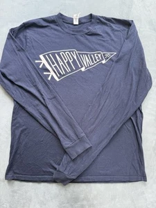 Penn State Happy Valley Navy Long Sleeve Tshirt M - Picture 1 of 3
