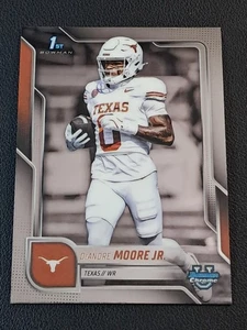 DeAndre Moore Jr. 1st Bowman 2025 Bowman University Chrome #183 RC Football Card - Picture 1 of 2