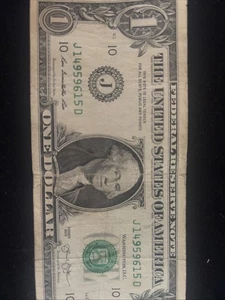 Broken Ladder Bill Decent Condition Rare One Dollar - Picture 1 of 4