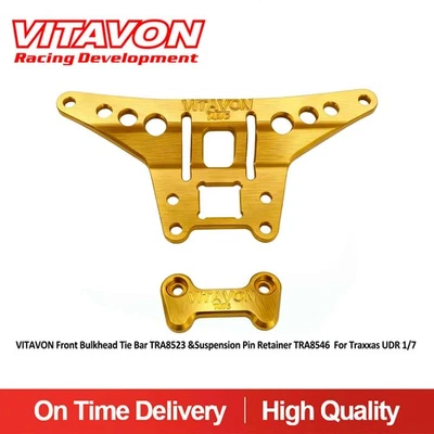 Vitavon UDR Front Bulkhead Tie Bar  &Suspension Pin Retainer For Traxxas UDR 1/7 - Image 1 of 4