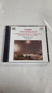 NAXOS Clarinet Works Clarinet Quintet Op 34 Grand Duo Op 48 Variations Op. 33 CD - Picture 1 of 5