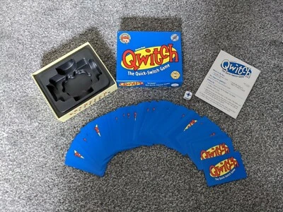 QWITCH - THE QUICK-SWITCH GAME  - 2003 - 100% COMPLETE EXC+ COND. GAMES 100 - Image 1 of 4