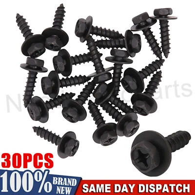 30 Screw Bolt Fixing Retainer Fender Liner Under Cover For Toyota 90159-60477 — 第 1/4 张图片