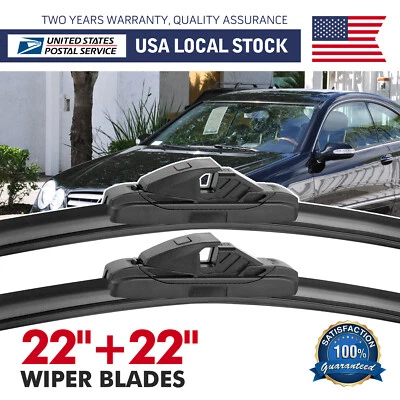 Juego de escobillas limpiaparabrisas de 22""/22"" OEM para Mercedes Benz CLK350 2006-2009 Foto 1 de 4