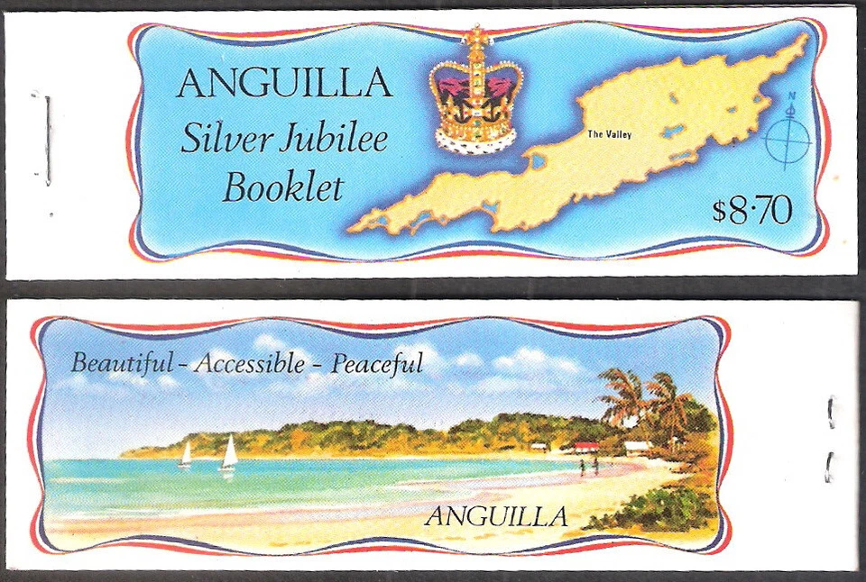 Anguilla 1977 25th Anniv Coronation Silver Jubilee Booklet MNH (SC# 274b) - Image 1 of 1