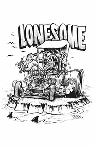 1965 - LONESOME - RAT FINK - ED "BIG DADDY" ROTH MONSTER COLORING BOOK POSTER - Picture 1 of 1