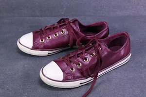 Converse All Star Dainty Damen Chucks Sneaker Gr. 37 bordeaux Kunstleder CH3-521 - Bild 1 von 10