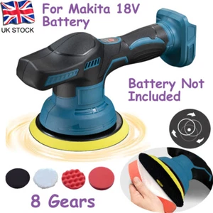 8 Gears Cordless Car Polisher Buffer Sander Polishing Machine For Makita 18V - Picture 1 of 7