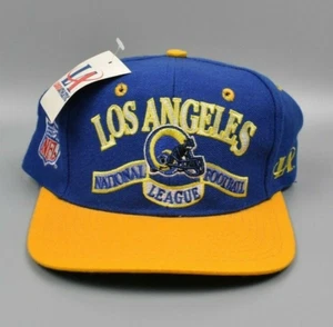 Los Angeles Rams Logo Athletic Vintage 90's Wool Snapback Cap Hat - NWT - Picture 1 of 7