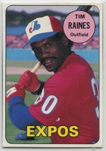 1990 Baseball Cards Magazine '69 Topps #24 Tim Raines Montreal Expos - Picture 1 of 2