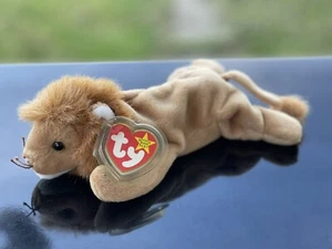 TY Beanie Baby Roary 1996 Vintage Lion Plush - Picture 1 of 6