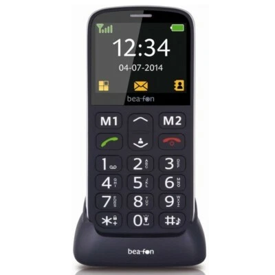 BEAFON SL 340 SL340 Großtasten-Handy Kamera SOS-Taste Seniorenhandy schwarz