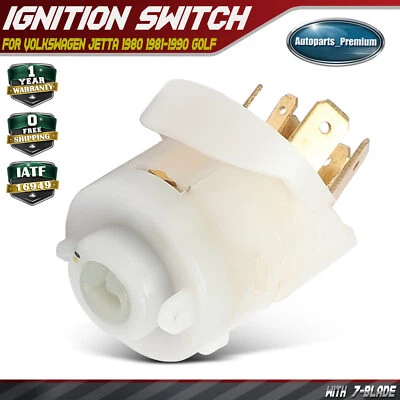 Ignition Switch for Volkswagen Jetta 80-90 Golf Transporter Audi Quattro Porsche - Image 1 of 4