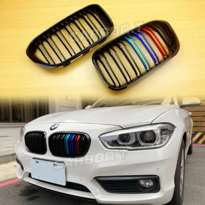 M Look металлический стиль M-цвет глянцевый черный BMW 1er F20 F21 LCI передняя решетка 15 + M135i - Изображение 1 из 4