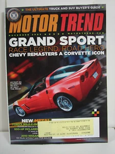 MOTOR TREND MAGAZINE Nov. 2009,    MT01 - Imagen 1 de 1