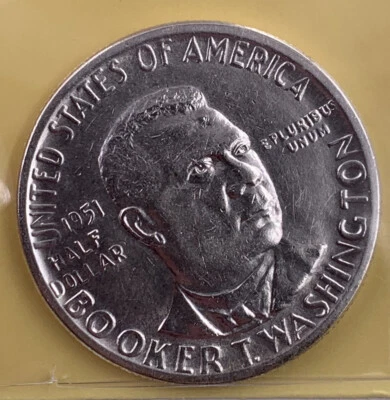 1951 Booker T Washington Silver Half Dollar GEM BU - Image 1 of 2