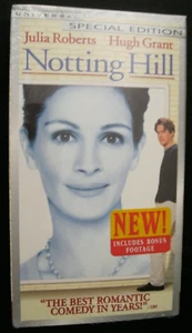 NOTTING HILL VINTAGE VHS VIDEO STARRING JULIA ROBERTS & HUGH GRANT NEW SEALED!! - Picture 1 of 2
