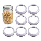 Fit for 87mm Mason Jar 1Set Wide Mouth Silver Canning Bands Rings Tinplate Use