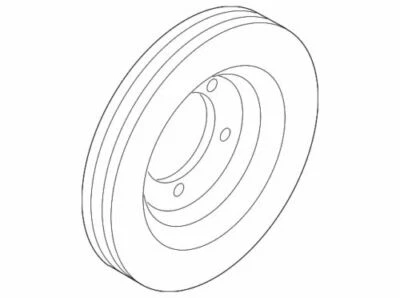 Disco de freno delantero derecho izquierdo Ford 02-05 Explorer Mountaineer OEM NUEVO 2U2Z1V125BB Foto 1 de 2