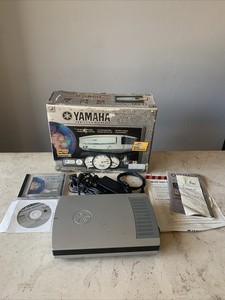 Yamaha CRW-F1 CD Recorder Burner w/ Original Disc, Box, Cables, Receipt & Guide
