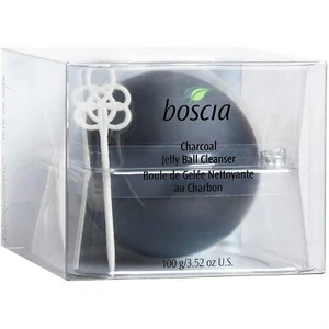 BOSCIA Charcoal Jelly Ball Cleanser Vegan Natural Clean Skincare Activated Bambo - Picture 1 of 5