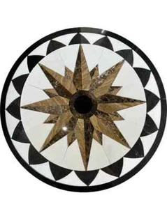 Floor Medallion Marble 42''x42'' - Picture 1 of 1