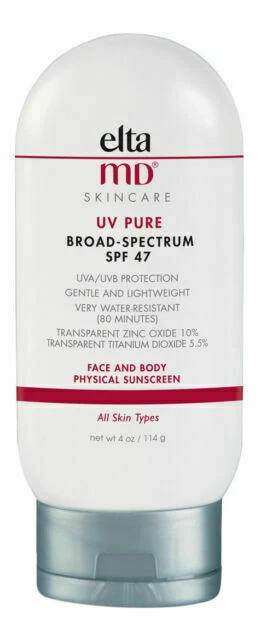 EltaMD UV Pure Broad Spectrum SPF 47 Sunscreen 4oz.
