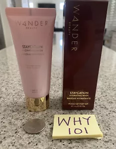 Wander Beauty STAYCATION Hydrating Mask Ceramides Peptides 2.02oz/60mL Full $38 - Picture 1 of 20