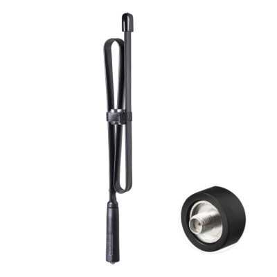 Antena de radioaficionado doble banda SMA 72 cm para walkie talkie Wouxun Baofeng Foto 1 de 4