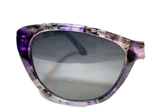Sunglasses Purple Floral With Other Colors Plastic Frame  - Picture 1 of 9