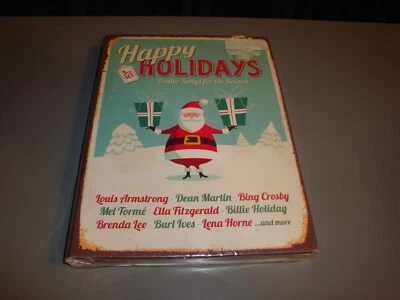 Happy Holidays Festive Songs for the Season New 3 CD Set Music Christmas Santa Foto 1 de 4