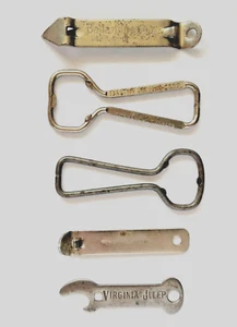 6 Vintage, Sammlerstücke, BIERFLASCHEN- & DOSENÖFFNER, VINTAGE VERSCHIEDENE NAMEN. - Bild 1 von 8