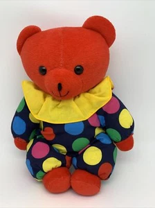 Caja de música Sterntaler peluche oso de peluche rojo verde ala cuello amarillo terciopelo melodía - Imagen 1 de 7