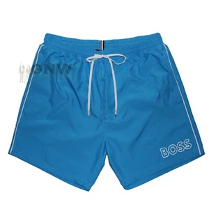 HUGO BOSS HOMBRE "STARFISH BM" NUEVO LOGO NATACIÓN CORTO SECADO RÁPIDO AZUL S-XXL - Imagen 1 de 12
