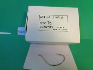 Nickel Wide Gap Haken, Größe 3/0, #9189/Nu, 1 Box, 100 Haken (Neu) - Bild 1 von 6