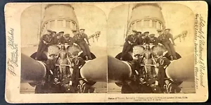 SV018_021 Stereoview Battleship USS Massachusetts - Picture 1 of 1