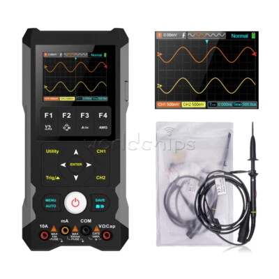 ET202D 3in1 Oscilloscope Multimeter Dual Channel 250MSa/s Handheld Oscilloscopes - Image 1 of 4